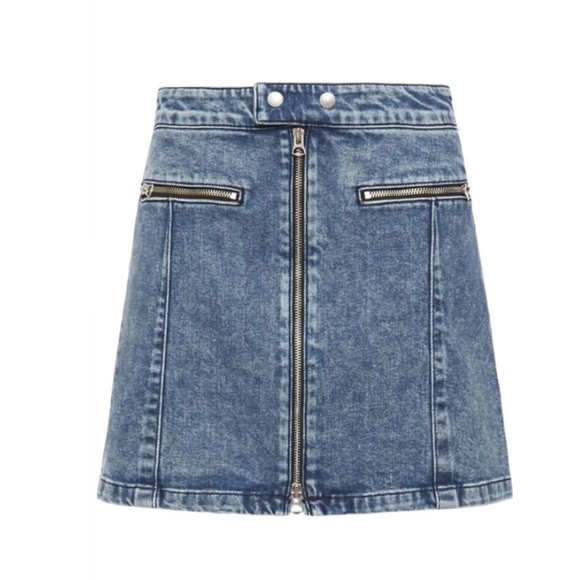 rag & bone Isabel Zip-up Denim Skirt - Picture 9 of 15